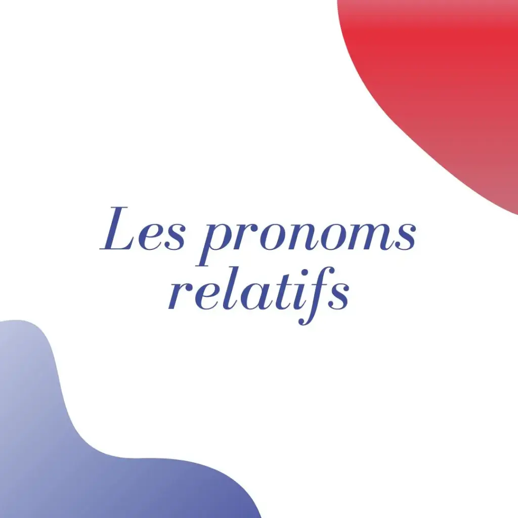 Relative pronouns