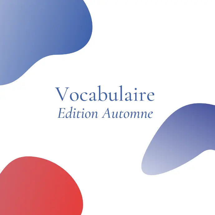 Vocabulary : Autumn